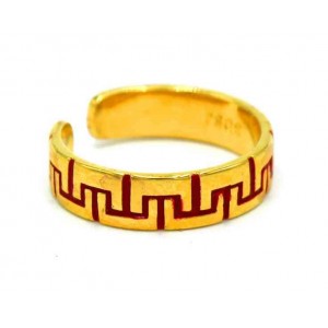 Vietnam Nansha Gold Plated Hollow Ring Vacuum Plating 24k Gold Thai Chain Euro Gold Lasting Jewelry Girl