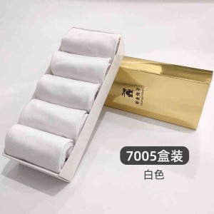 全纯棉 加厚保暖中筒商务袜子