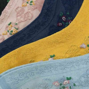 女中筒秋冬季花朵长袜透气防臭