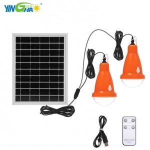 太阳能led灯泡灯 户外便携式露营应急灯 庭院分体吊灯 高亮度