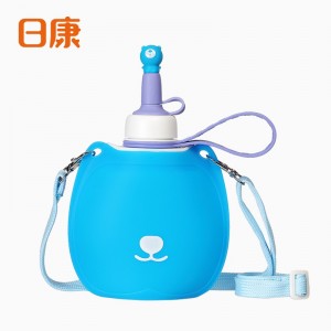 硅胶折叠水壶 儿童户外便携水袋