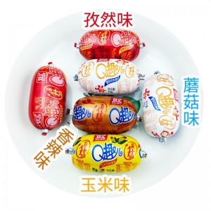 蘑菇香辣玉米孜然混装小香肠 趣火腿肠 整箱70g*40个