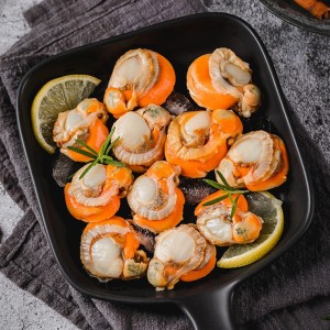 冷冻海鲜 火锅烧烤材料 扇贝肉500g