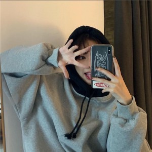 上衣 卫衣女 连帽卫衣