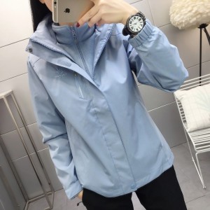 男女三合一抓绒内胆冲锋衣 可拆卸两件套防水透湿 户外保暖防寒服