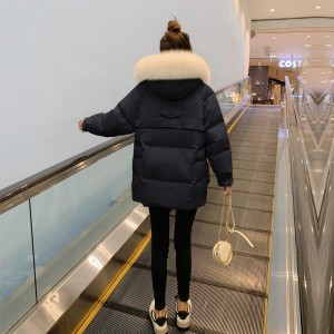 羽绒服 棉衣 女短款  白鸭绒 加厚 保暖外套