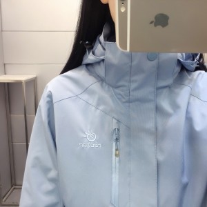 男女三合一抓绒内胆冲锋衣 可拆卸两件套防水透湿 户外保暖防寒服