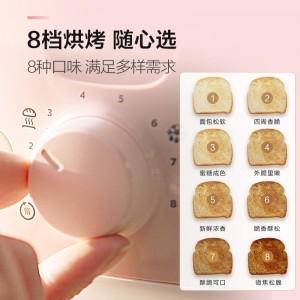 飞利浦（PHILIPS）多士炉吐司机全自动家用烤面包机