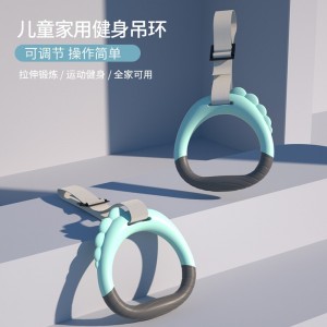 单杠吊环儿童训练小孩健身家用室内手拉环成人引体向上训练吊杠环 2只装
