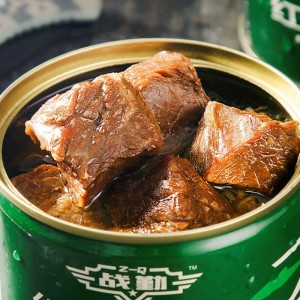 红烧牛肉罐头军粮休闲食品下饭菜熟食即食牛肉