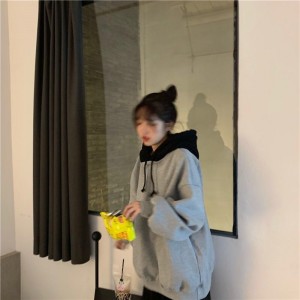 上衣 卫衣女 连帽卫衣