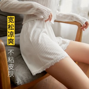 女装 女裤 短裤 安全裤  宽松打底裤  蕾丝保险短裤