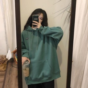후드티 여성 후드 후드 춘추 가모 후드티 