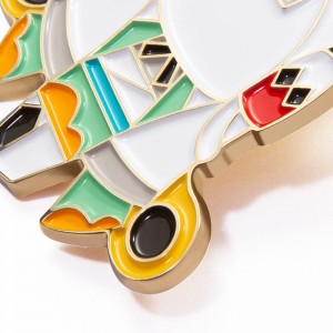 Onmyoji small paper man god badge second play game souvenir badge gift box