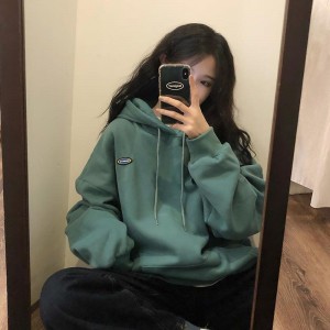 후드티 여성 후드 후드 춘추 가모 후드티 