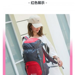 户外登山折叠包 男女大容量防水双背 徒步旅行背包