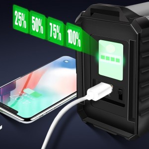 探照灯 强光手电筒  手提探照灯 超亮户外远射 LED 家用