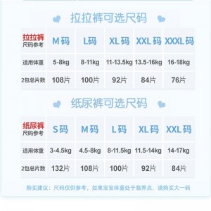 婴儿超薄干爽拉拉裤 男女宝宝通用尿不湿