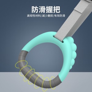单杠吊环儿童训练小孩健身家用室内手拉环成人引体向上训练吊杠环 2只装