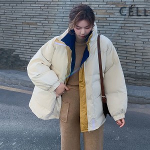 2022新款 羽绒服女   冬季外套     面包服 加厚