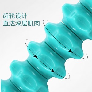 可弯曲狼牙棒滚轴肌肉放松按摩棒 健身筋膜棒
