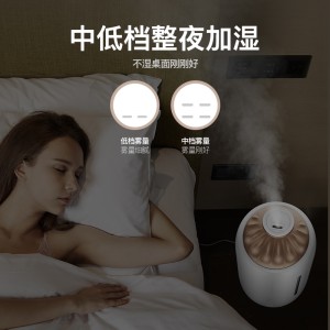 德尔玛（Deerma） 加湿器家用 5L大容量水箱 定时触控大雾量