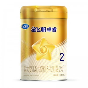 飞鹤 较大婴儿配方奶粉 2段(6-12个月婴幼儿适用)300克