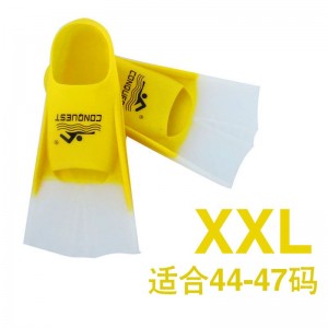 浮潜硅胶短脚蹼  儿童训练成人潜水装备短脚蹼