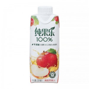 苹果汁 100%果汁 饮料整箱 330ml*12盒