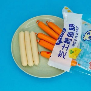 咭咭豆深海鳕鱼肠80g 宝宝营养健康零食
