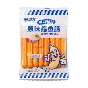 咭咭豆深海鳕鱼肠80g 宝宝营养健康零食