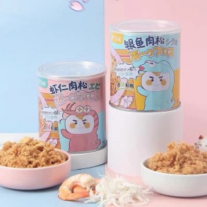 虾仁银鱼肉松70g罐装香酥酥脆 宝宝辅食