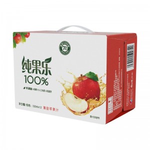 苹果汁 100%果汁 饮料整箱 330ml*12盒