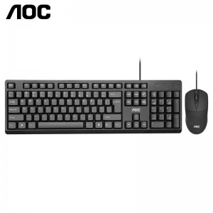 AOC KM160键盘鼠标套装 有线键鼠套装