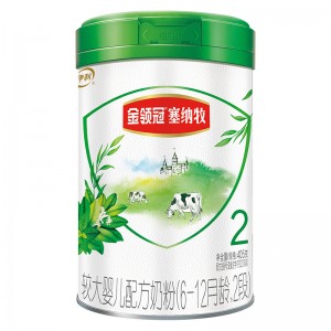 伊利奶粉 塞纳牧较大婴儿有机配方奶粉 2段405g（6-12个月适用）