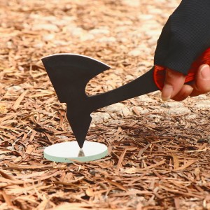 户外多功能工兵斧头 木柄求生特种野战器兵战斧