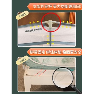 儿童防摔蒙古包支架杆加粗加厚加密