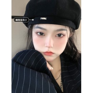 画家帽子 女秋冬新款百搭网红韩系显脸小贝雷帽