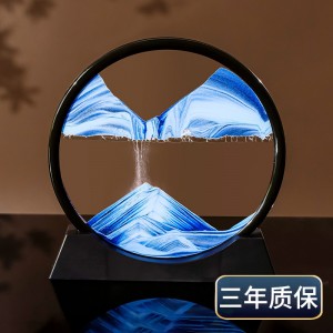 流沙画摆件 3D流沙画礼物 沙漏计时器摆件 办公室摆件家居装饰品