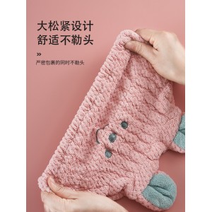 儿童干发帽 宝宝速干毛巾帽子 浴帽