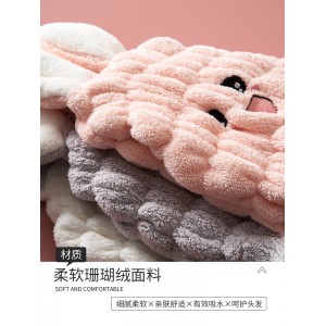儿童干发帽 女童超强吸水速干新款浴帽