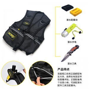 便携式深浮潜水装备 全套水下水肺2L氧气罐呼吸器 专用潜水呼吸器