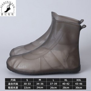 男士时尚款外穿硅胶中筒短筒水鞋雨靴