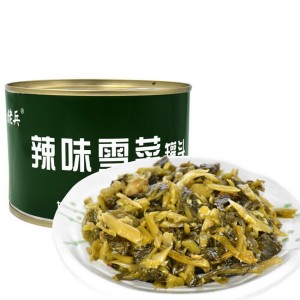 辣味雪菜罐头 400g蔬菜速食 应急即食食品 雪里红干辣椒