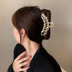 发夹气质秋冬抓夹大号 女后脑勺发卡头饰 鲨鱼夹子 马尾夹碎发刘海夹