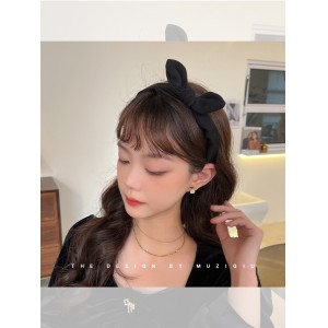 蝴蝶结发箍 法式少女春夏发卡 百搭外出高级感头饰