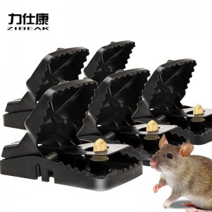 力仕康老鼠夹 捕鼠器夹子老鼠神器灭鼠神器老鼠笼大号家用全自动灭鼠老鼠药5只装