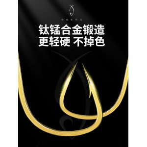 鲫鱼钩 金袖有刺双钩 成品子线防缠绕鱼钩