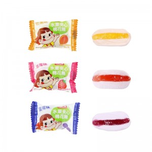 混合水果味夹心棉花糖  独立包装软绵糖