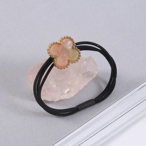 小清新森女系四叶草头绳 女发圈 简约发饰个性百搭橡皮筋扎头发